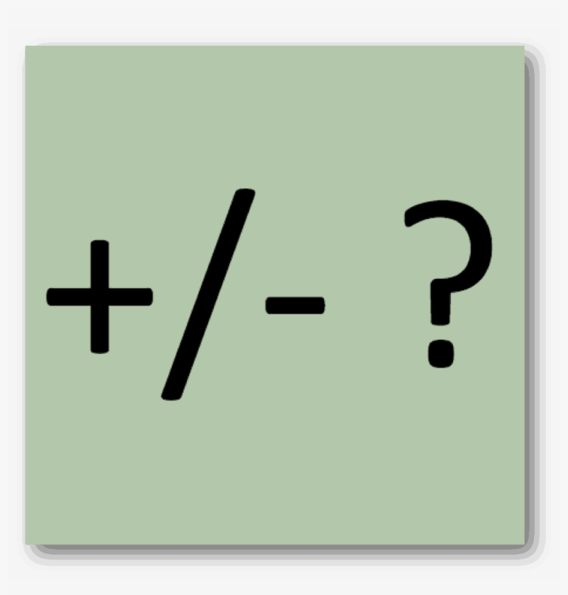 Plus Minus Png Download - Thumbnail, transparent png download