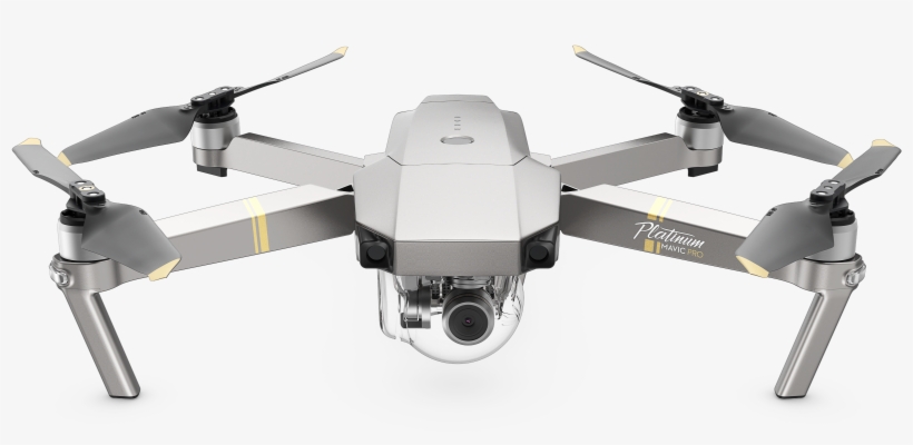 Dji Mavic Pro Platinum Quadcopter Drone - Dji Mavic Pro Fly More Combo Platinum, transparent png download