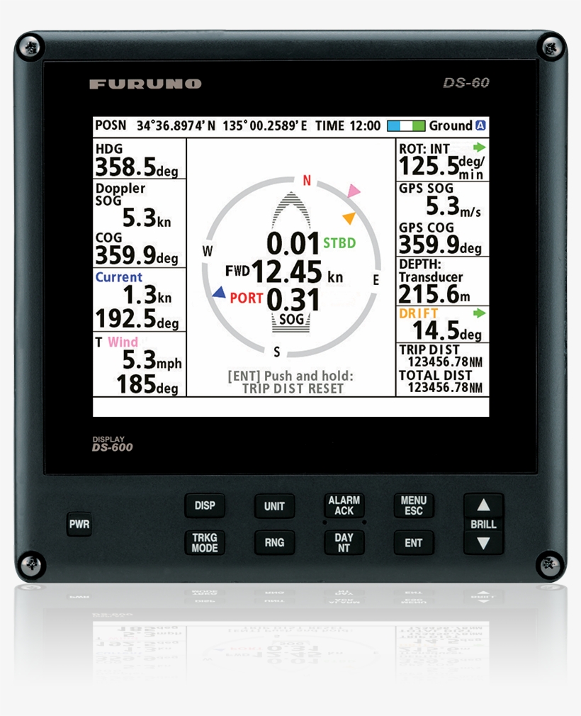 Hr Ds60 Reflection - Furuno Ds 60, transparent png download