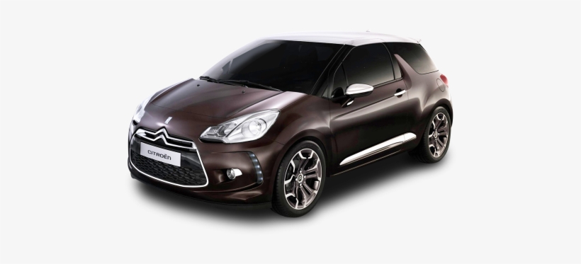 Citroen Ds Inside Brown Car Png Image - Citroen Ds3, transparent png download