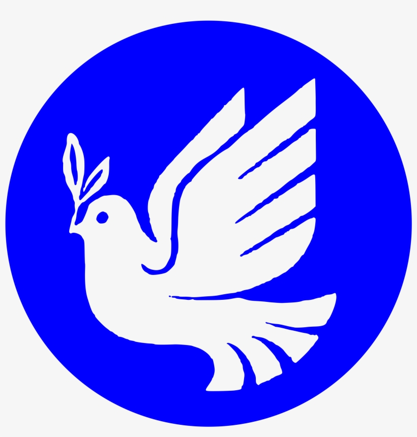 Big Image - Peace Dove Icon Circle, transparent png download