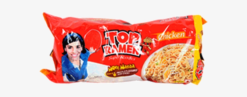 Top Ramen Chicken Super Noodles - Top Ramen Masala Noddles 70gms, transparent png download