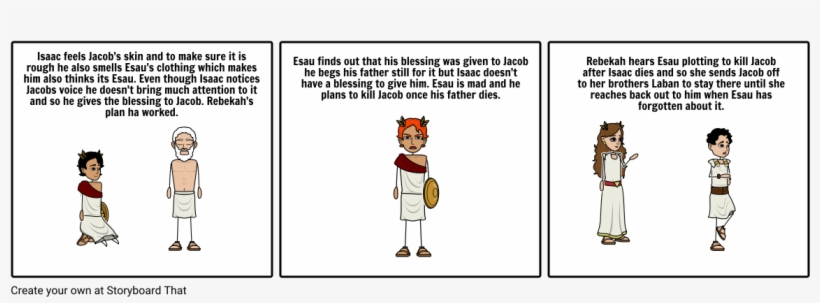 Isaac's Blessing Pt - Cartoon, transparent png download