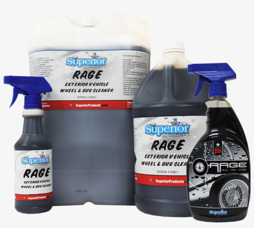 Rage Wheel & Bug Cleaner - Cleaner, transparent png download