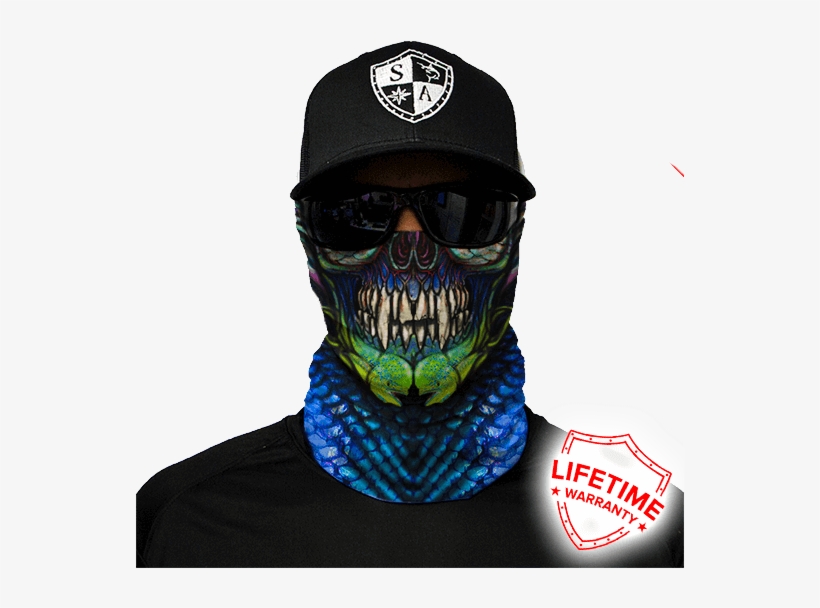 Fish Slayer - Skull Tech ™ Blue Crow, transparent png download
