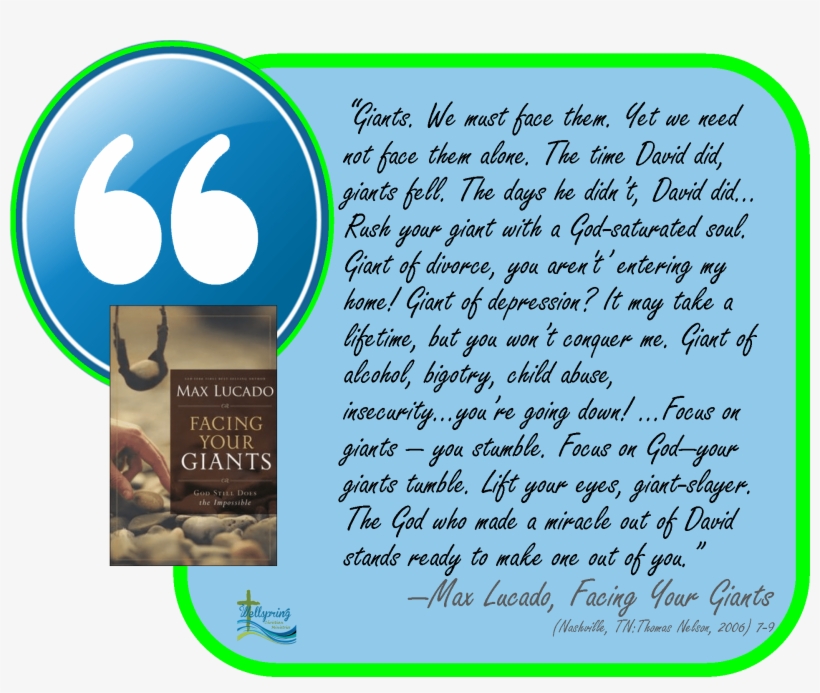 Giant-slayer - Facing Your Giants: God Still Does The Impossible [book], transparent png download