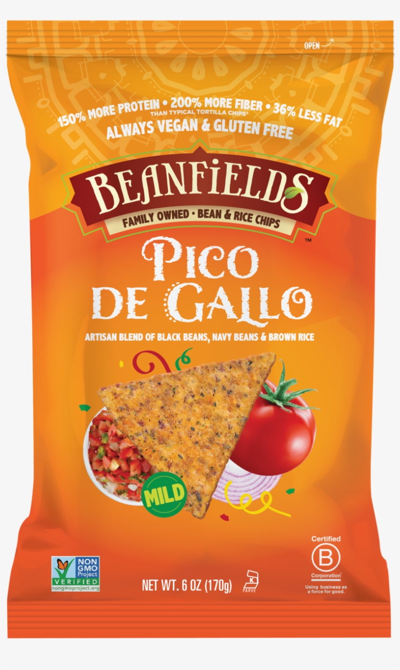 Beanfields Bean And Rice Chips Pico De Gallo, transparent png download