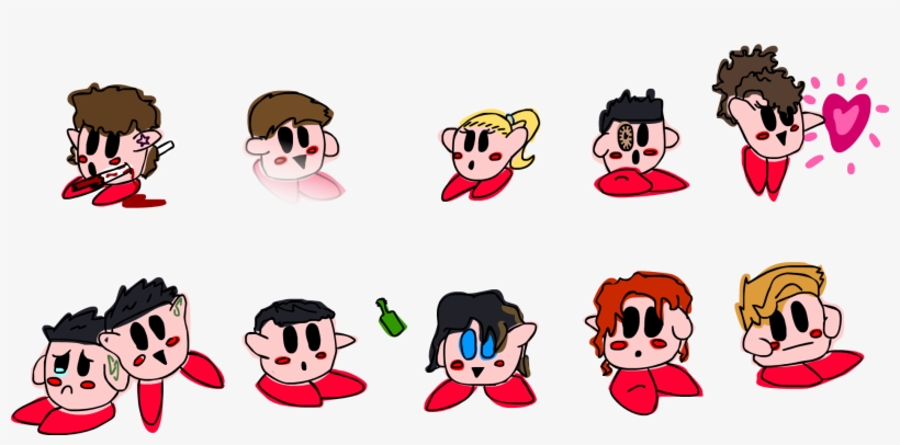 Kirby Misfits - Cartoon, transparent png download