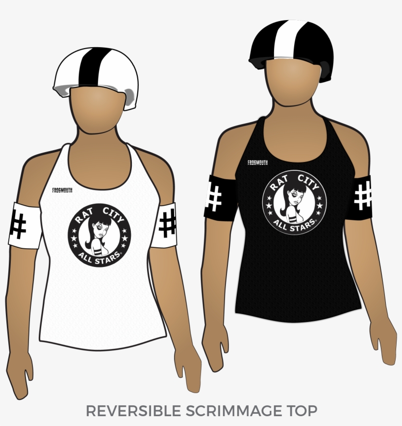 Quad City Misfits - Roller Derby Shirts, transparent png download