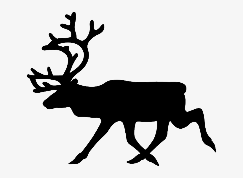 Reindeer Silhouette, transparent png download