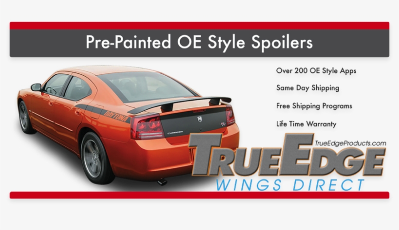 Stacks Image - 2008 Dodge Charger Wing Body Kit - Dodge Charger Duraflex, transparent png download
