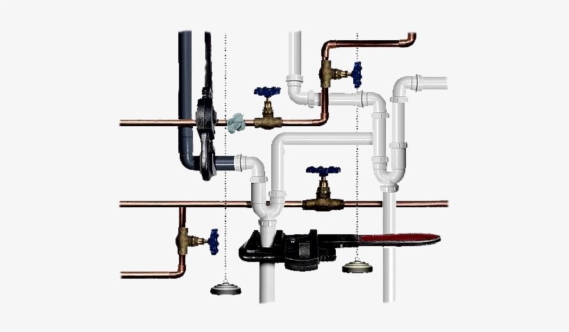 Basement Plumbing Dubai - Water Pipe In House, transparent png download