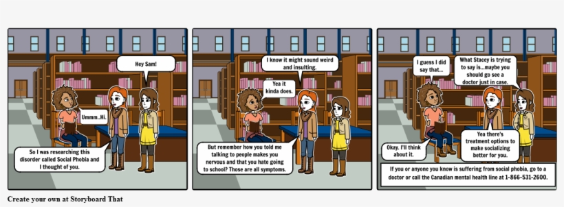 Social Anxiety Part - Storyboard, transparent png download