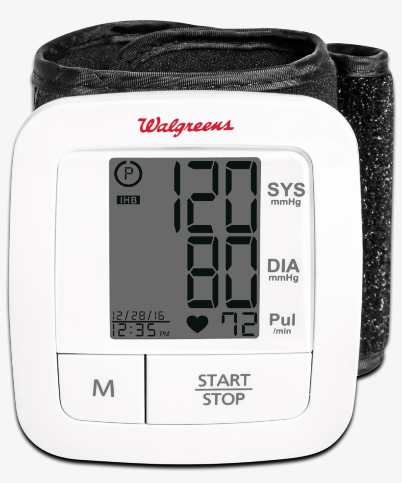 Wrist Blood Pressure Monitor - Walgreens Automatic Wrist Blood Pressure Monitor Wgnbpw, transparent png download
