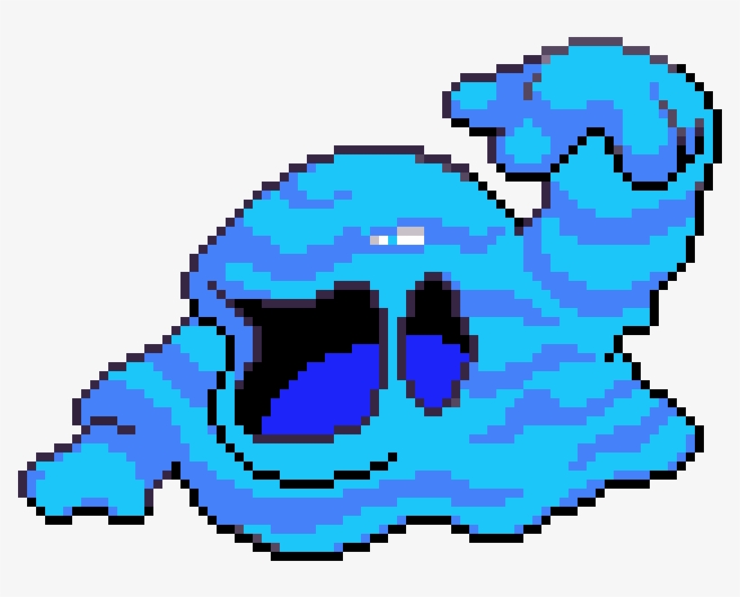 Blue Muk - Muk, transparent png download