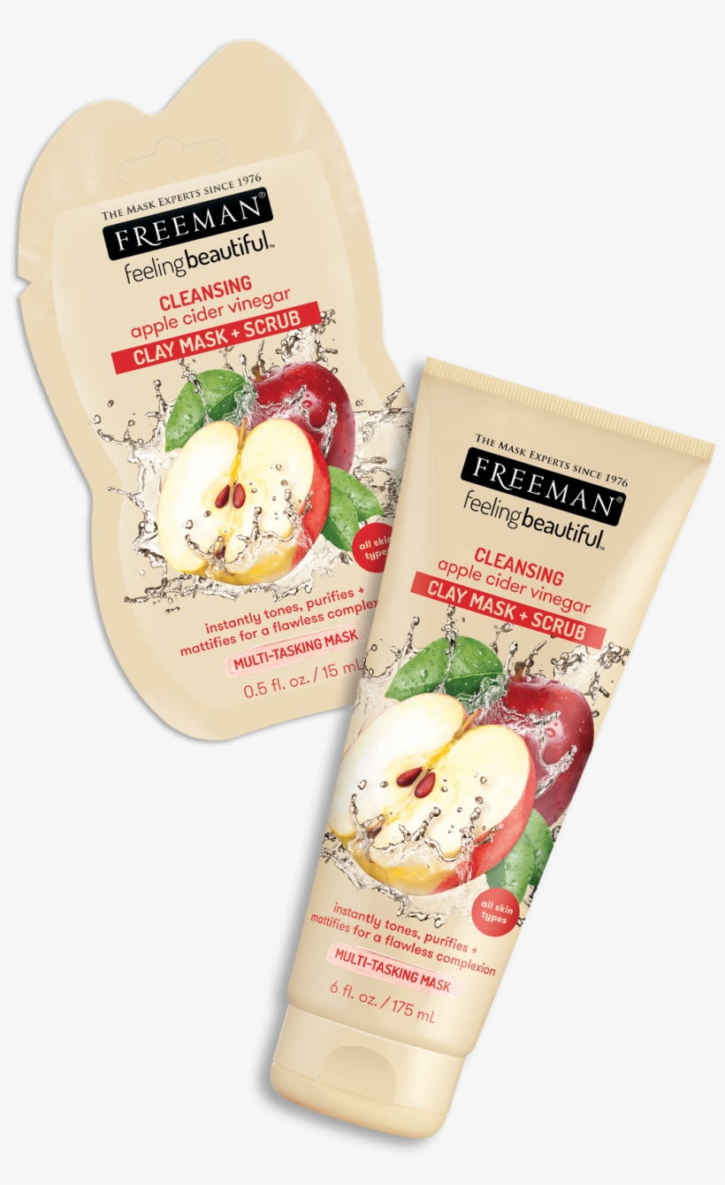 Cleansing Apple Cider Vinegar - Masker Freeman Apple Cider Vinegar, transparent png download