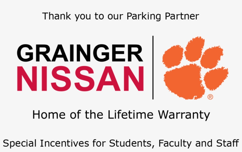 Graingernissan - Ncaa Removable Laptop Sticker, Clemson Tigers, transparent png download