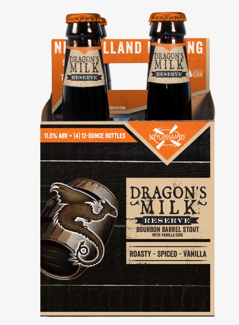 New Holland Brewing Releases 3 Dragon's Milk Reserve - Dragon's Milk Coconut Rum, transparent png download