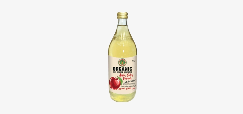 Organic Larder Vinegar Apple Cider - Organic Larder Apple Cider Vinegar, transparent png download