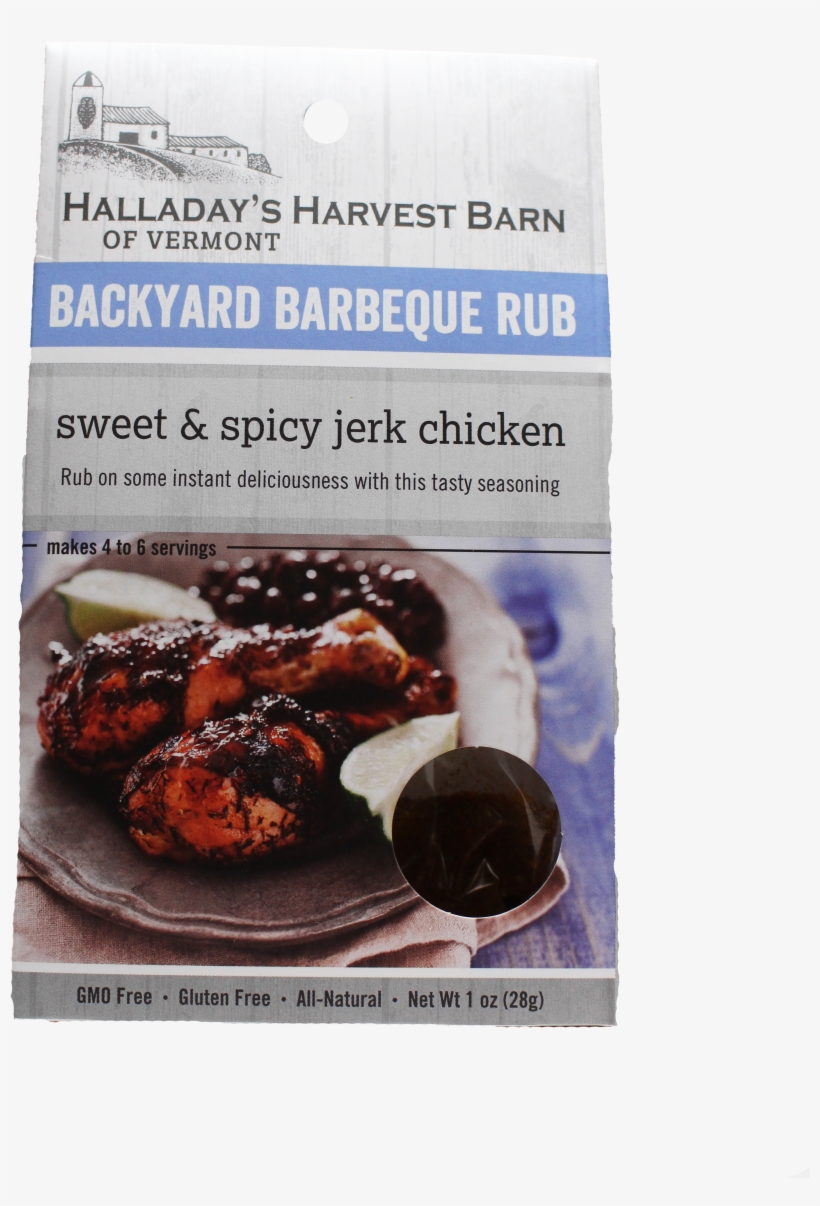 Halladay's Sweet & Spicy Jerk Chicken Rub - Sage Peppercorn Bbq Rub For Your Tailgate, transparent png download