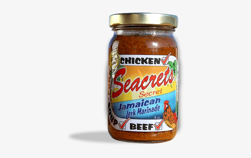 Jar Of Seacret's Jerk Marinade - Seacrets Marinade, Jamaican Jerk Chicken Soup - 8 Oz, transparent png download