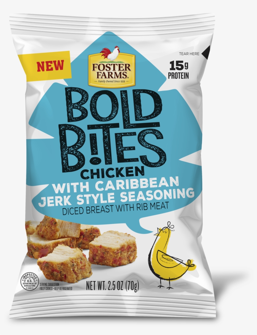 Foster Farms Caribbean Jerk Bold Bites, - Foster Farms Bold Bites, transparent png download