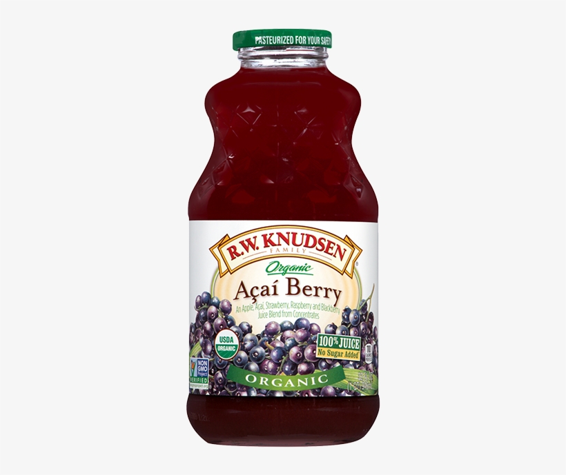 Organic Acai Berry - Rw Knudsen Acai Berry, transparent png download