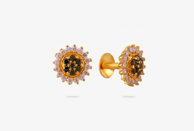 Gold Earrings- Ja7122628j - Earring, transparent png download