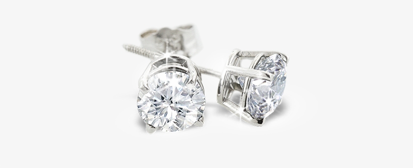 Win $5,000 Earrings - Certified 1/2ct Natural Genuine Diamond Stud Earrings, transparent png download