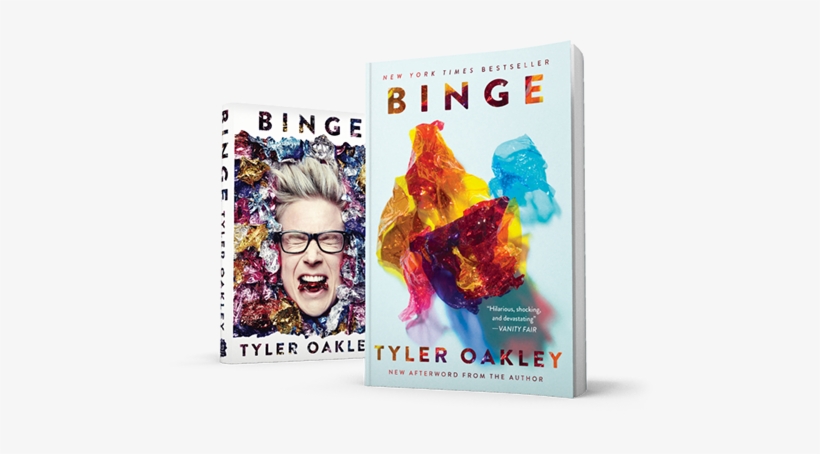 Order Now - Tyler Oakley Binge Book Cover, transparent png download