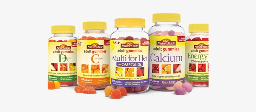 Gummies - Nature Made - Multi For Her Plus Omega-3s Adult Gummies, transparent png download