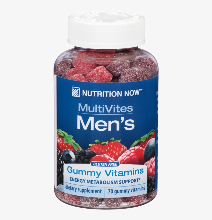 Nutrition Now™ Men's Multivitamin Gummy - Nutrition Now - Men's Gummy Vitamins - 70 Gummies, transparent png download