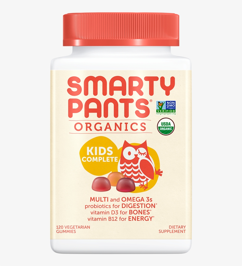 Smartypants Organic Kids Vitamins For Better Nutrition - Smartypants Organics Prenatal Complete Gummy Vitamins, transparent png download