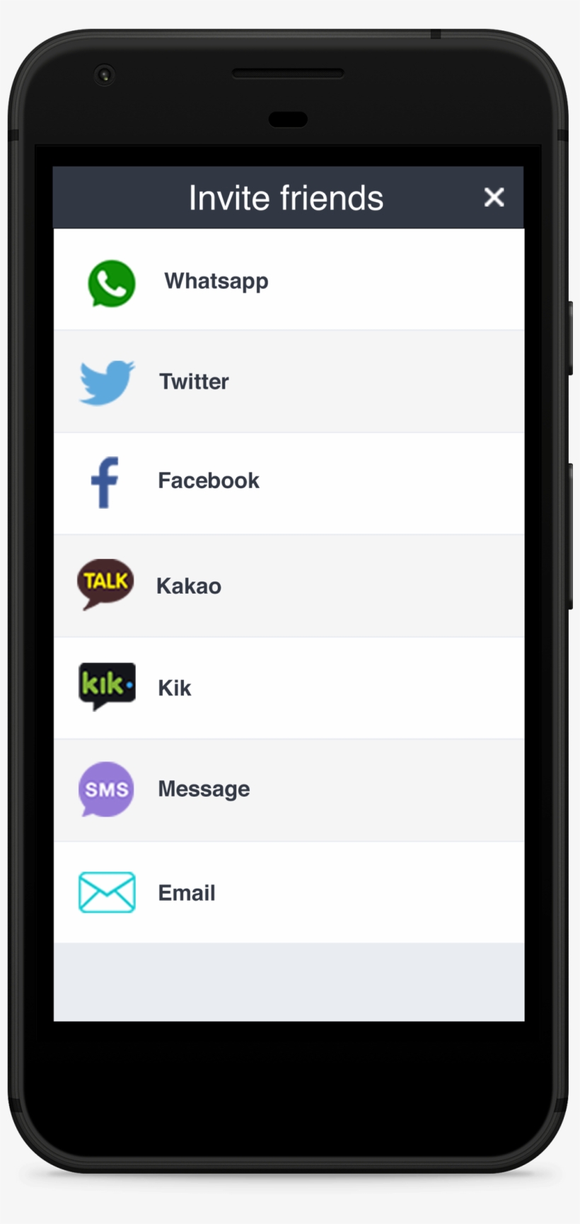 To Get A Getsocial View With All The Invite Channels - Smart Phone Animated Gif, transparent png download