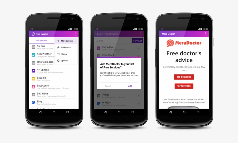 Enlarge / Facebook's - Free Basics Facebook, transparent png download