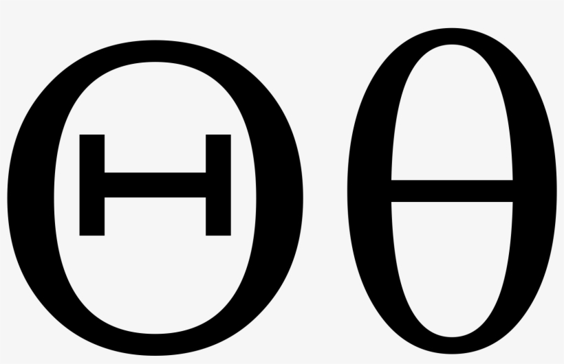 Open - Theta Symbol, transparent png download