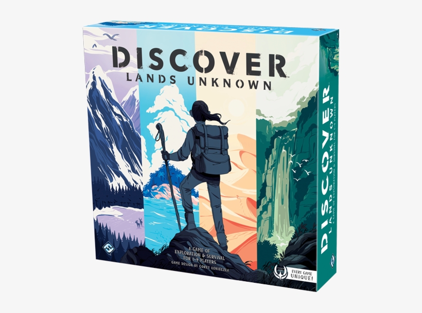 Lands Unknown - Discover Lands Unknown Board Game, transparent png download