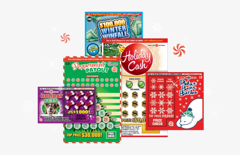 Turn Non Winning Holiday Scratch Offs Into A Second - Maryland Lottery, transparent png download