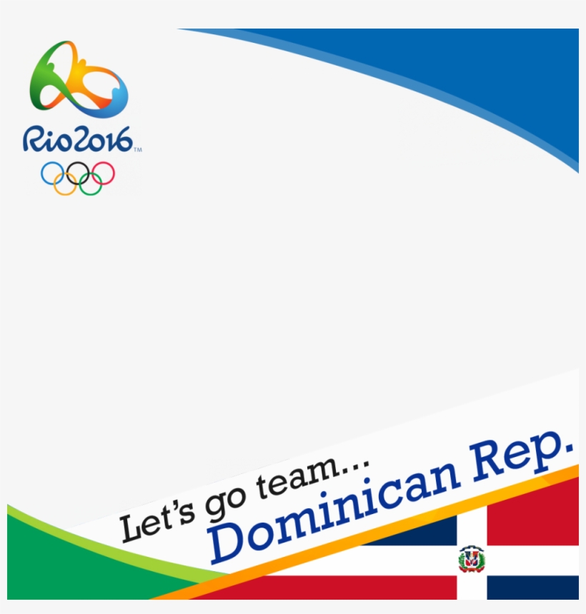 Dominican Republic Rio 2016 Team Profile Picture Overlay - 2016 Rio Olympics Frame, transparent png download