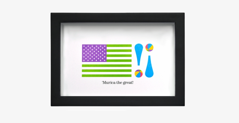 'murica The Great - American Flag, transparent png download