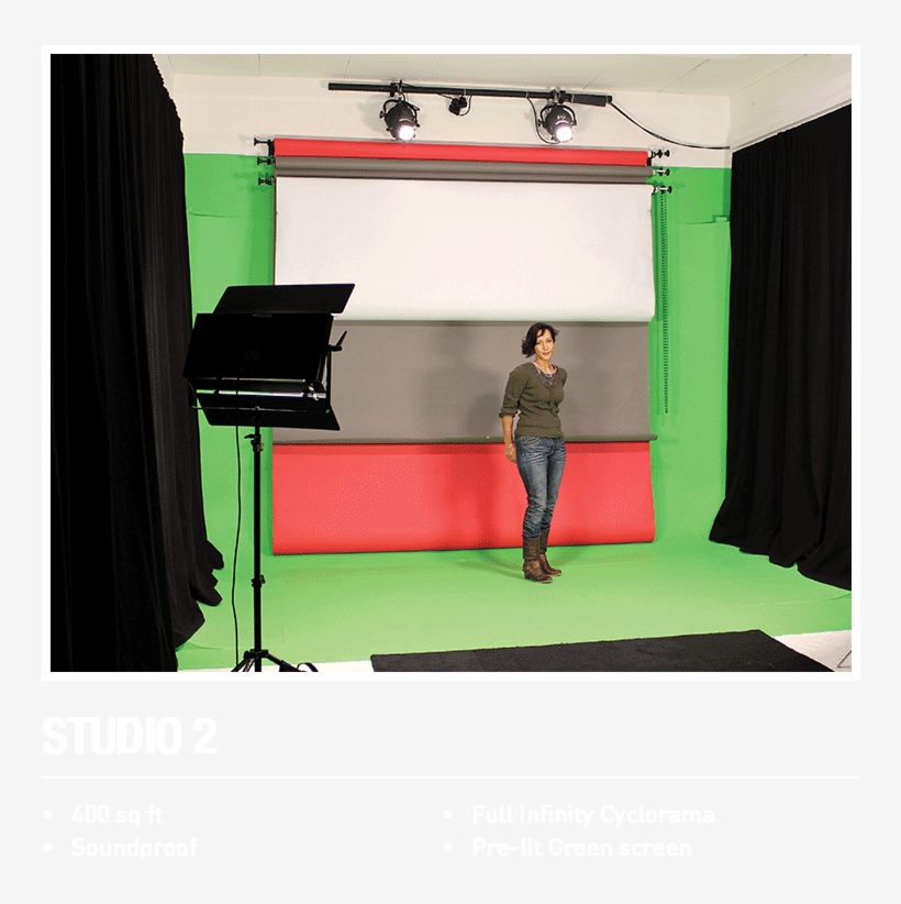 Two Green Screen Studios To Hire In Central London - Color, transparent png download