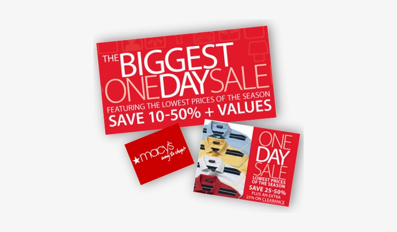 Macys Ad1 - Macy's One Day Sale, transparent png download