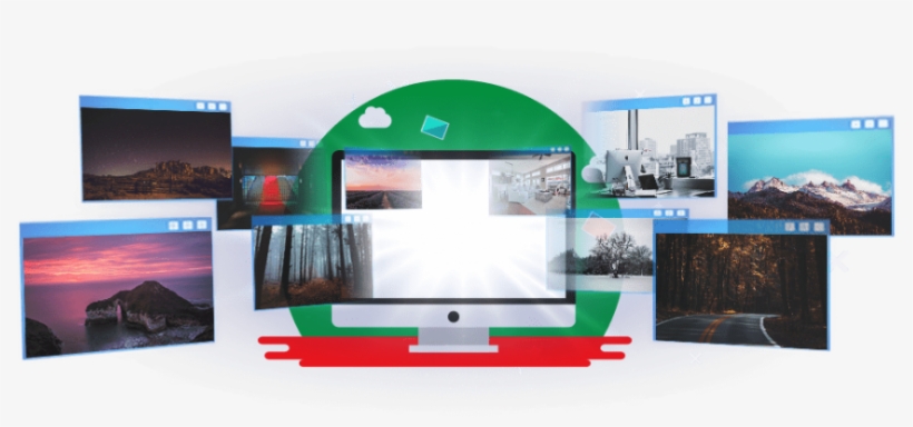 Get Green Screen Backdrops With Exclusive Bonuses - Led-backlit Lcd Display, transparent png download