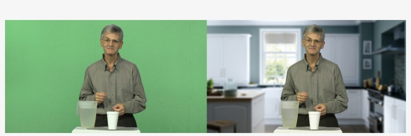 Boyd With A Chroma Key Compositing Screen - Colour Of Kitchen According To Vastu, transparent png download