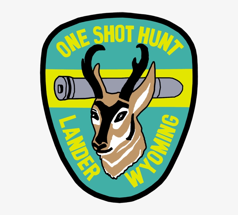 One Shot Antelope Hunt Badge - Hunting, transparent png download