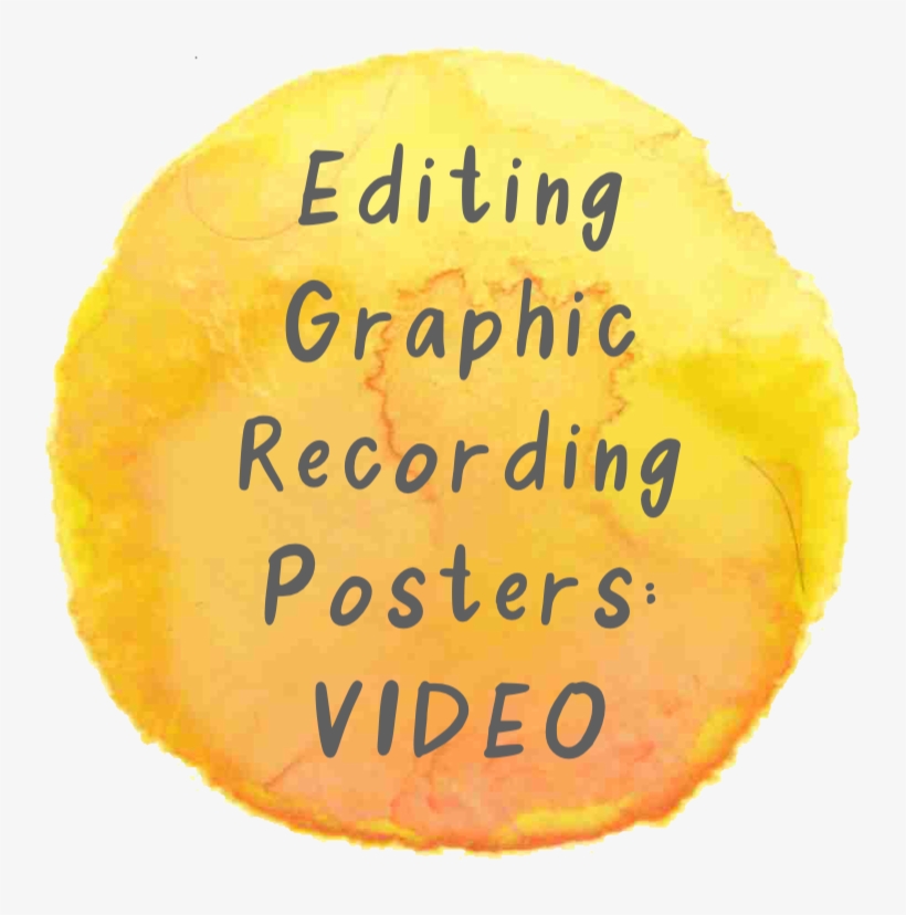 How To Edit Graphic Recording Posters - Circle, transparent png download