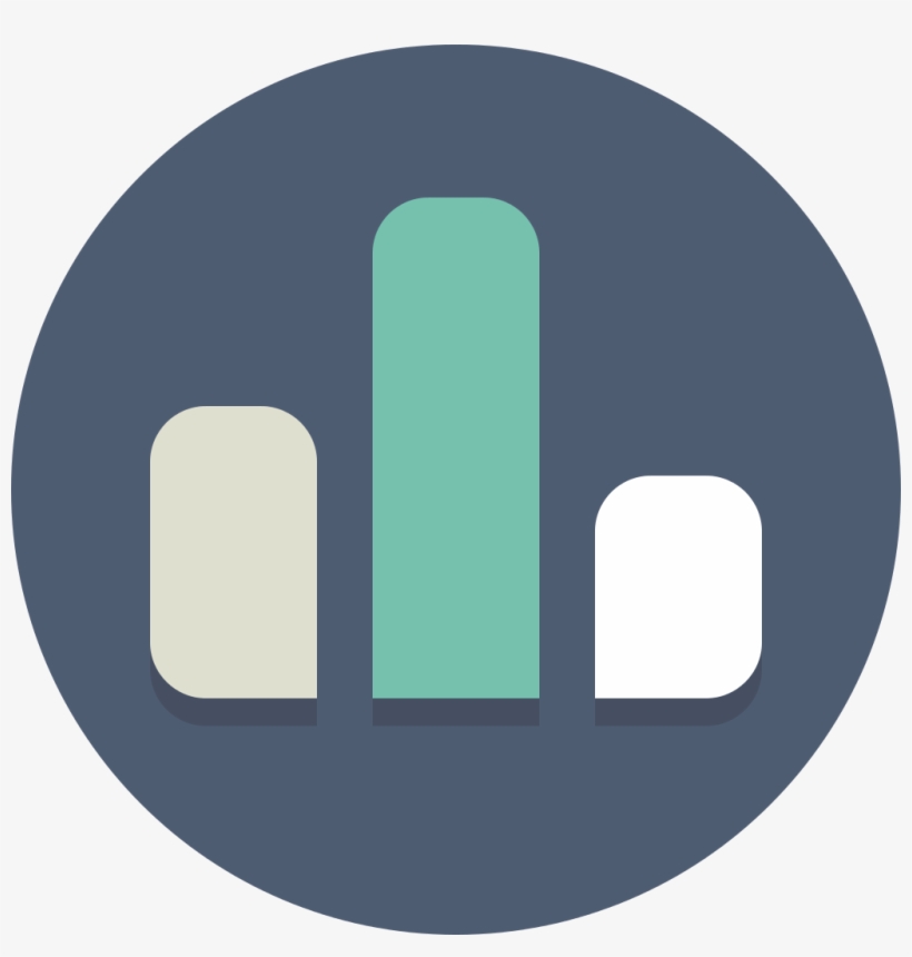 Circle Icons Bar Chart - Gloucester Road Tube Station, transparent png download