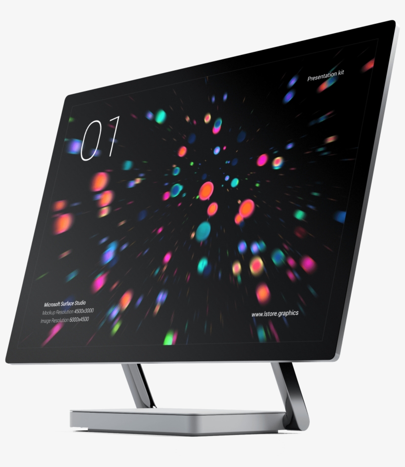 Microsoft Surface Studio Mockup, transparent png download