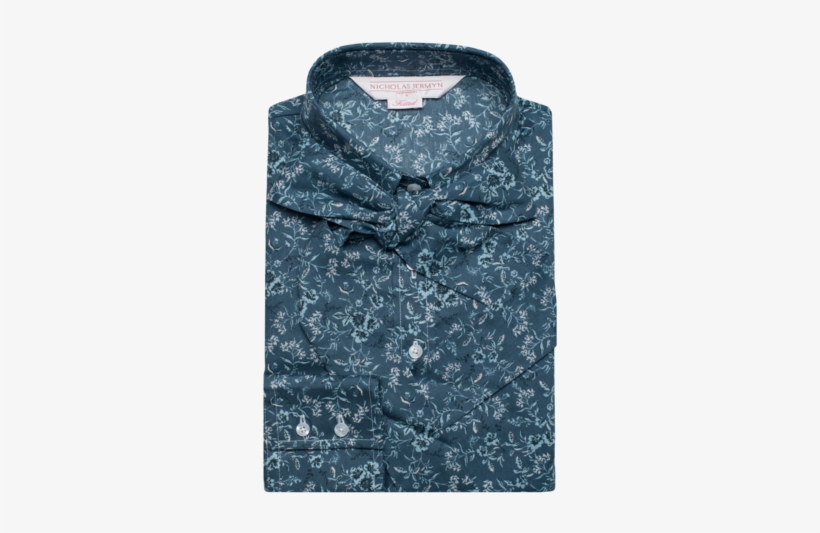 Floral Print Shirt - T-shirt À Manches Longues, transparent png download