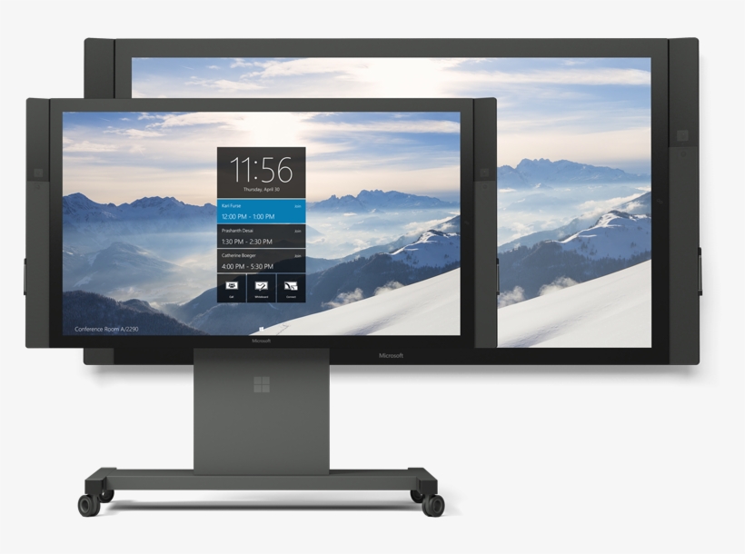 Below You Will Be Able To Download The Full Size Image - Microsoft Rolling Stand For 84" Surface Hub Whiteboard, transparent png download